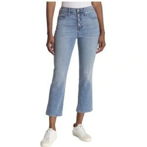 NWT Madewell Cali Demi-Boot Denim Jeans Button-Front Size 36 M4235